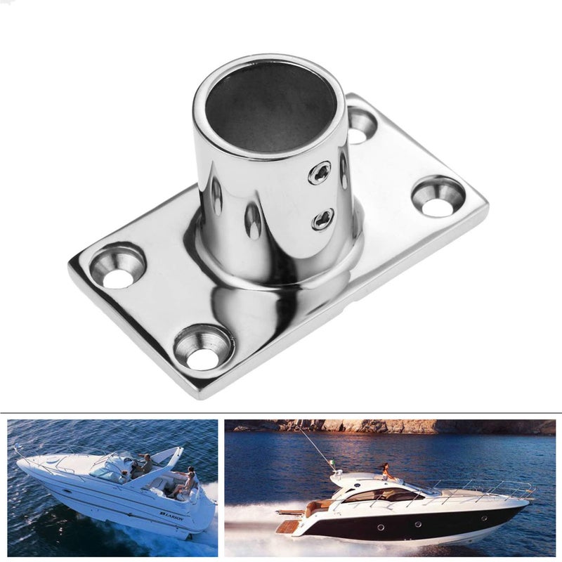 NRC&XRC Boat Hand Rail Fitting-90 Degree 7/8 inch Rectangular Base-Marine 316 Stainless Steel usd by Boats/Awning - Image 5